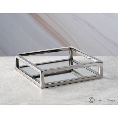 Mirror Base Napkin Holder or Small Tray