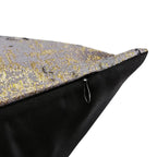 Silver, Black, Gold Cushion Cover - High Class Touch