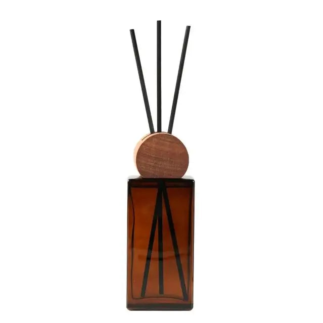 Reed Diffuser Smoked Bottle Wooden Top - Lily of the Valley