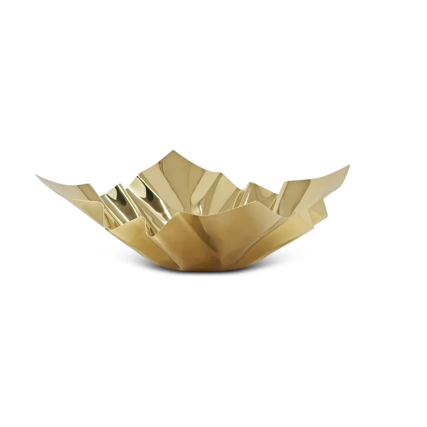 Gold Fruit Bowl Sharing Platter