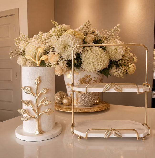 Kitchen Tray and roll paper holder