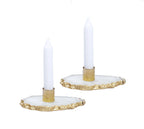 Flat Agate Stone Candle Holder - High Class Touch