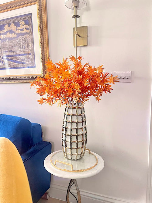 Faux Maple leaves arrangement - High Class Touch