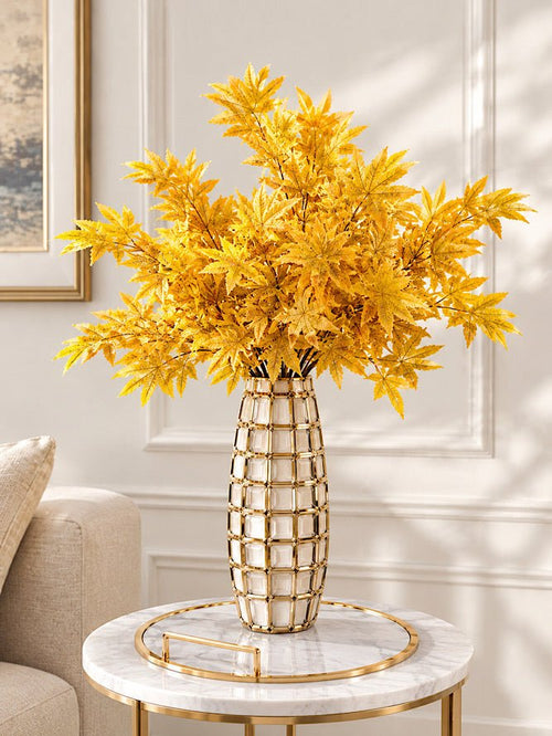 Faux Maple leaves arrangement - High Class Touch
