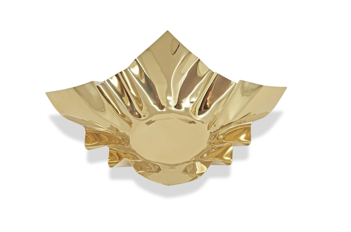 Gold Fruit Bowl Sharing Platter - High Class Touch