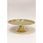 Cake Dome Gold with Clear Ball Knob - 11"-High Class Touch