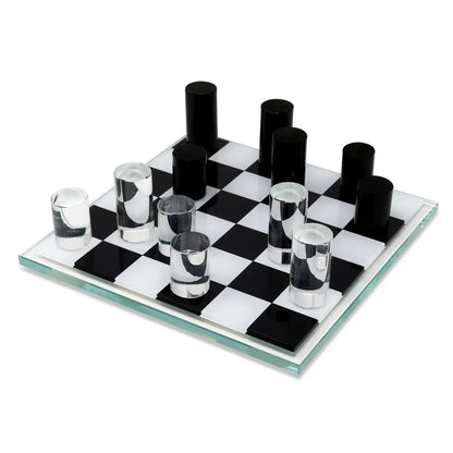 Black and Crystal Chess Game High Class Touch 