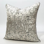 Geometric Grey Cushion Cover - High Class Touch