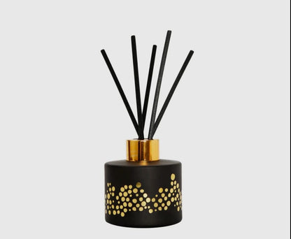 Gold Bottle Diffuser Bamboo sticks Diffuser High Class Touch - Home Decor 