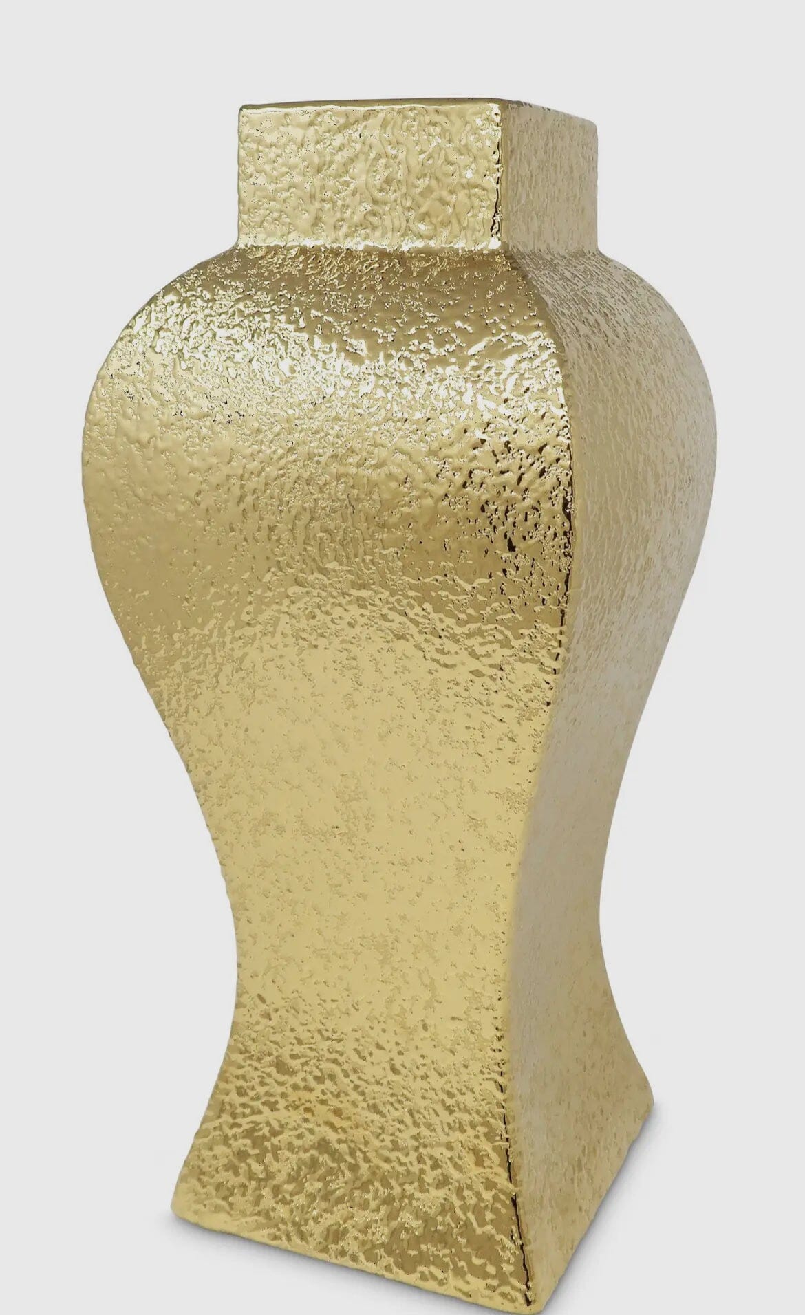 Hammered Gold Ginger Jar GingerJar High Class Touch - Home Decor 