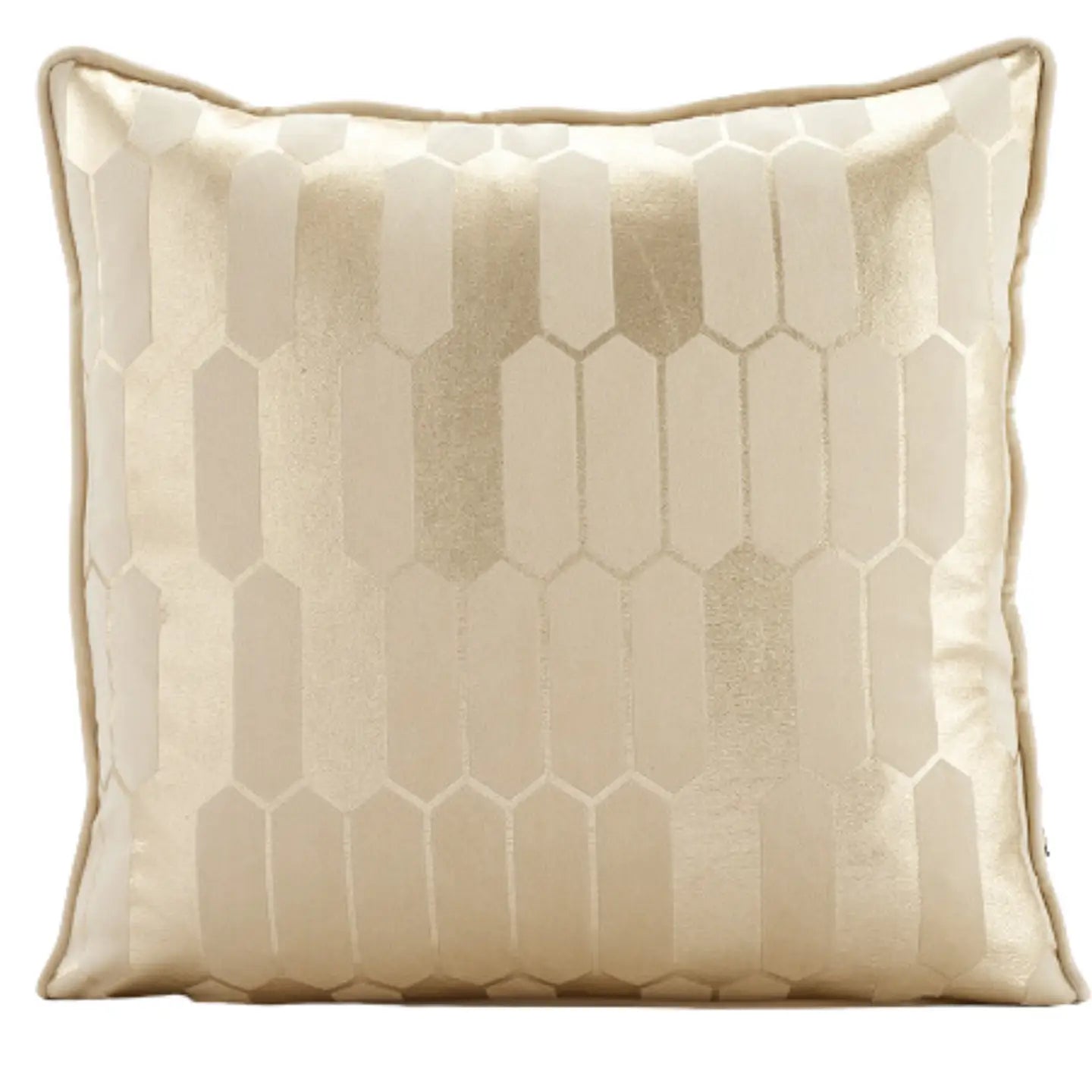 Luxury Leathery feel Velvet Cushion Cover with Gold Stamping Cushions & Pillows High Class Touch - Home Decor 