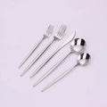 Morne 20 Pc Silver Flatware Set, Service For 4 Cutlery High Class Touch - Home Decor 