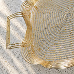 Rectangular Serving Pyrex Holder with Leaf Design Pyrex High Class Touch - Home Decor 