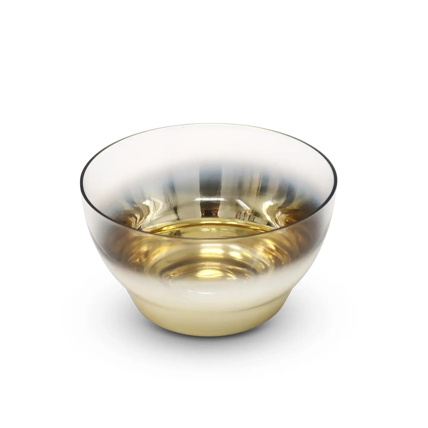 Set of 6 Dessert Bowls with Gold Ombre Design Water glasses High Class Touch - Home Decor 