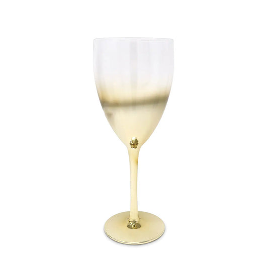 Set of Water Glasses with Gold Ombre Design Water glasses High Class Touch - Home Decor 