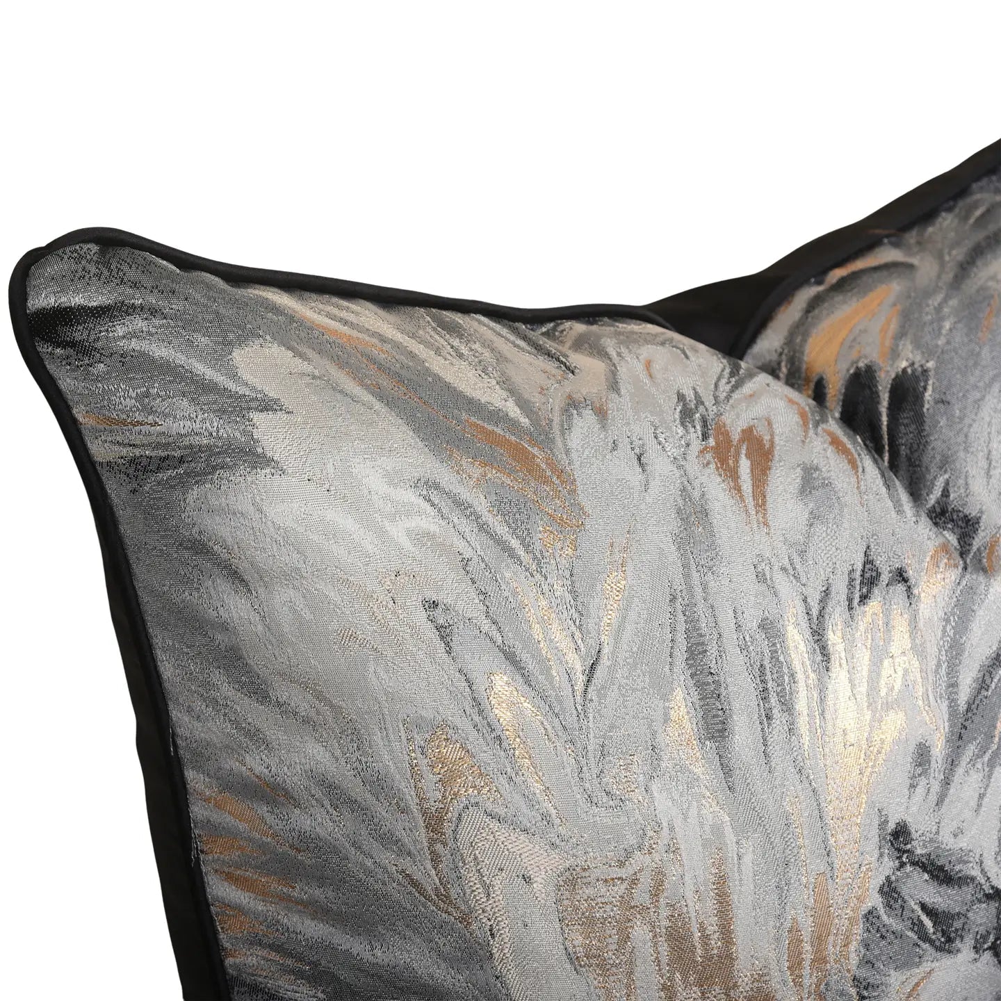 Silver, Balcka bd Gold Hues Cushion Cover Cushions & Pillows High Class Touch - Home Decor 