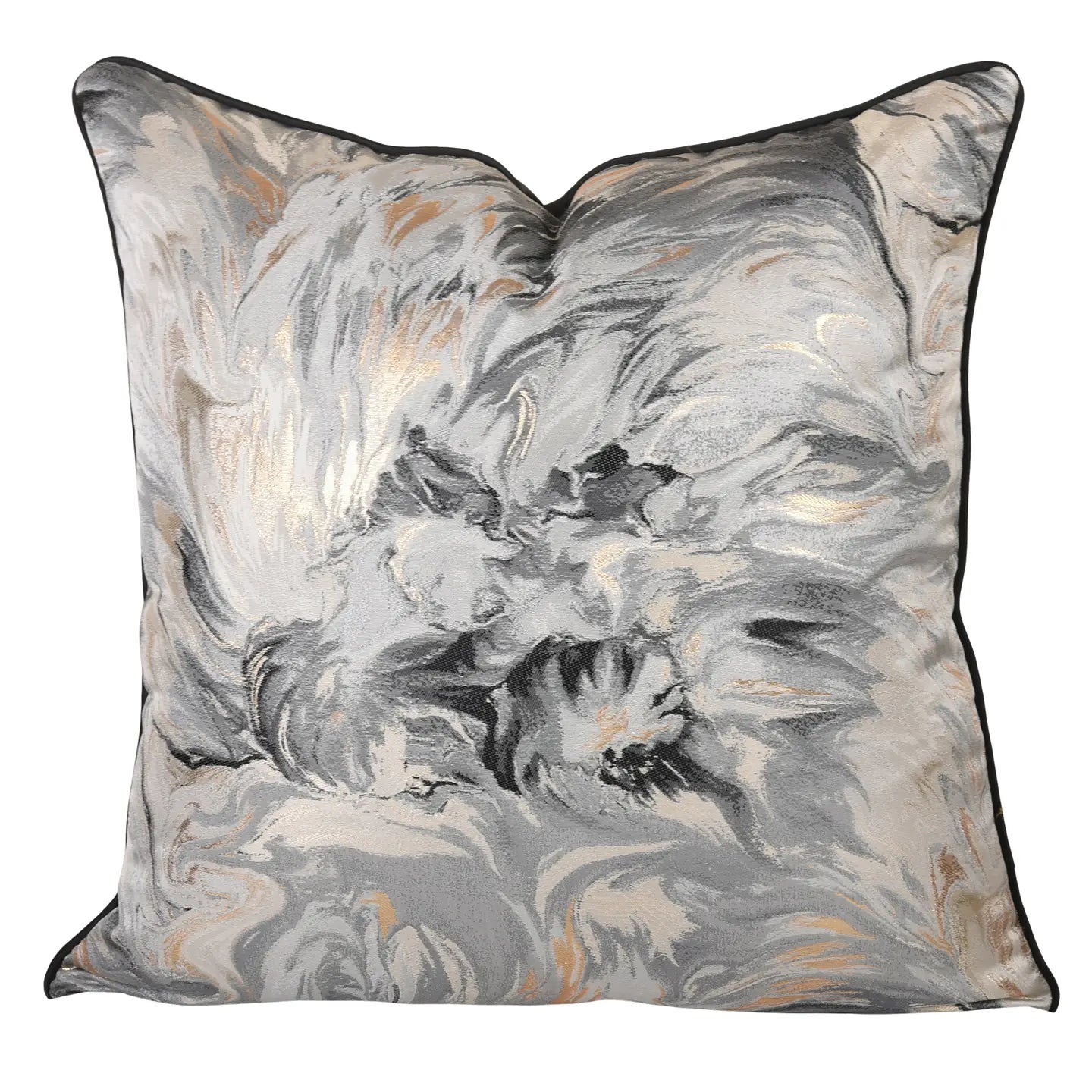 Silver, Balcka bd Gold Hues Cushion Cover Cushions & Pillows High Class Touch - Home Decor 