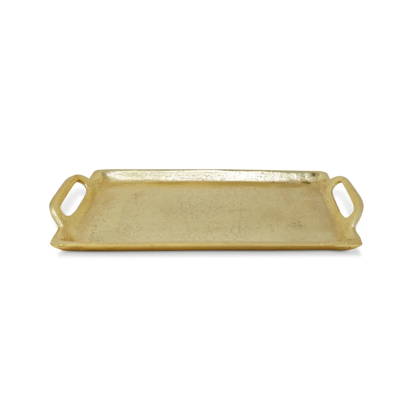 Simple Gold Serving Tray, 12.25"L Serving Trays High Class Touch - Home Decor 