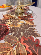 Autumnal Leaf Table Runner Table Runner High Class Touch - Home Decor 