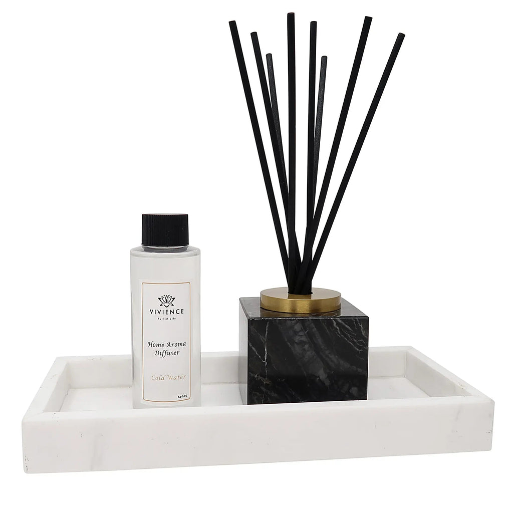 Black Marble Reed Diffuser Diffuser High Class Touch - Home Decor 