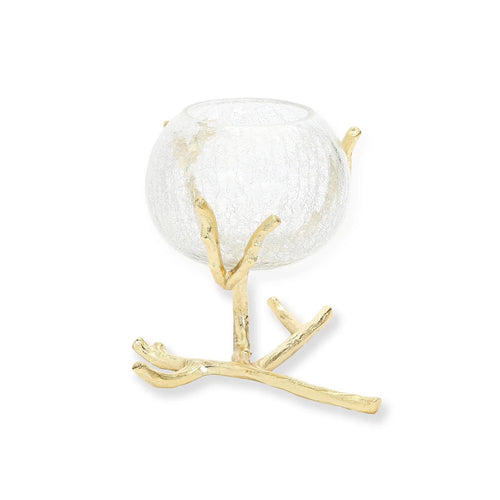 Gold Branch Centerpiece Decorative Bowls High Class Touch - Home Decor 