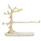 Gold Tree Design Paper Towel Holder On Marble Base Kitchen roll holder High Class Touch - Home Decor 