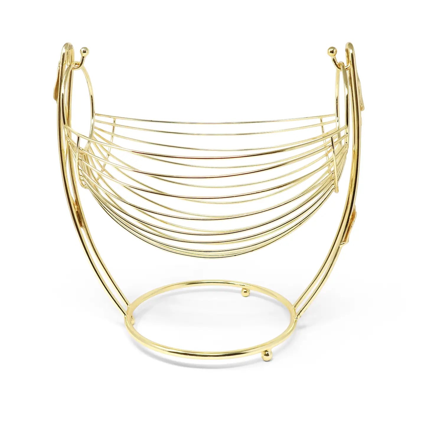 Gold Wire Decorative Basket Vases High Class Touch - Home Decor 