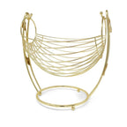 Gold Wire Decorative Basket Vases High Class Touch - Home Decor 