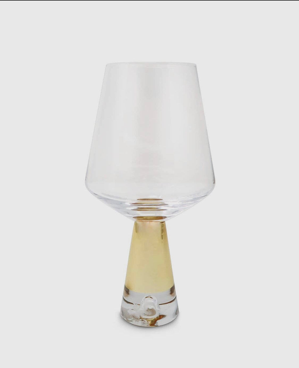 Set of 6 Glasses with Gold Stem Wine Glasses High Class Touch - Home Decor 