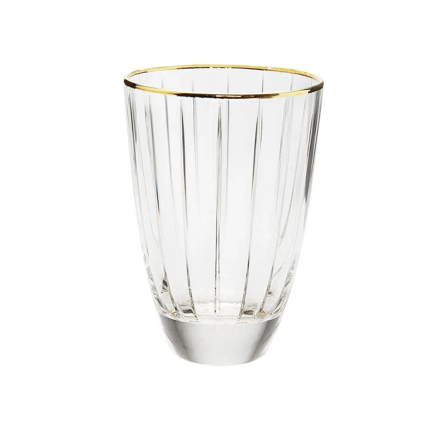 Set of 6 Tumblers with Gold Trim Tumblers High Class Touch - Home Decor 