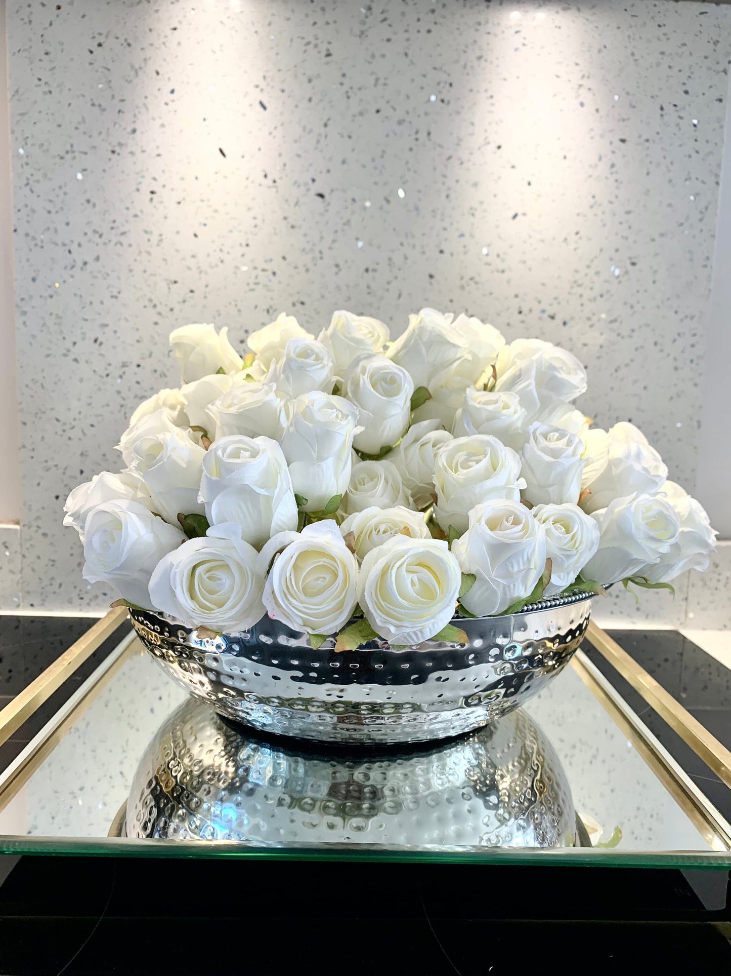 Stainless Steel Bowl Decorative Bowls High Class Touch - Home Decor 